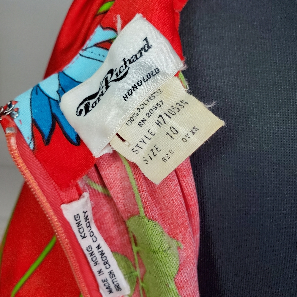 VINTAGE TORI RICHARD HONOLULU MAXI DRESS - Picture 11 of 11